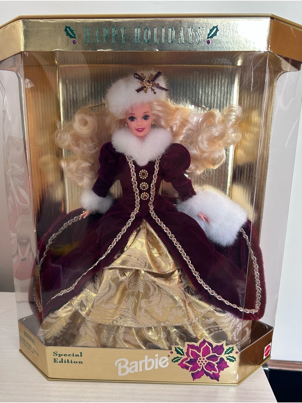 1996 Happy Holiday Barbie Special Edition Doll
